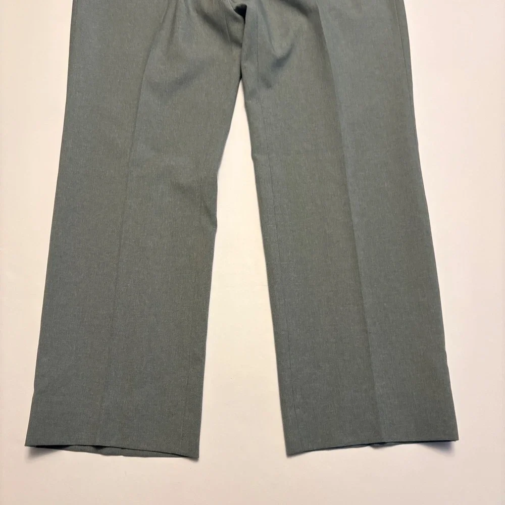 Sansabelt Dress Slacks Mens 35x29 Gray Vintage Beltless Straight Leg Pants